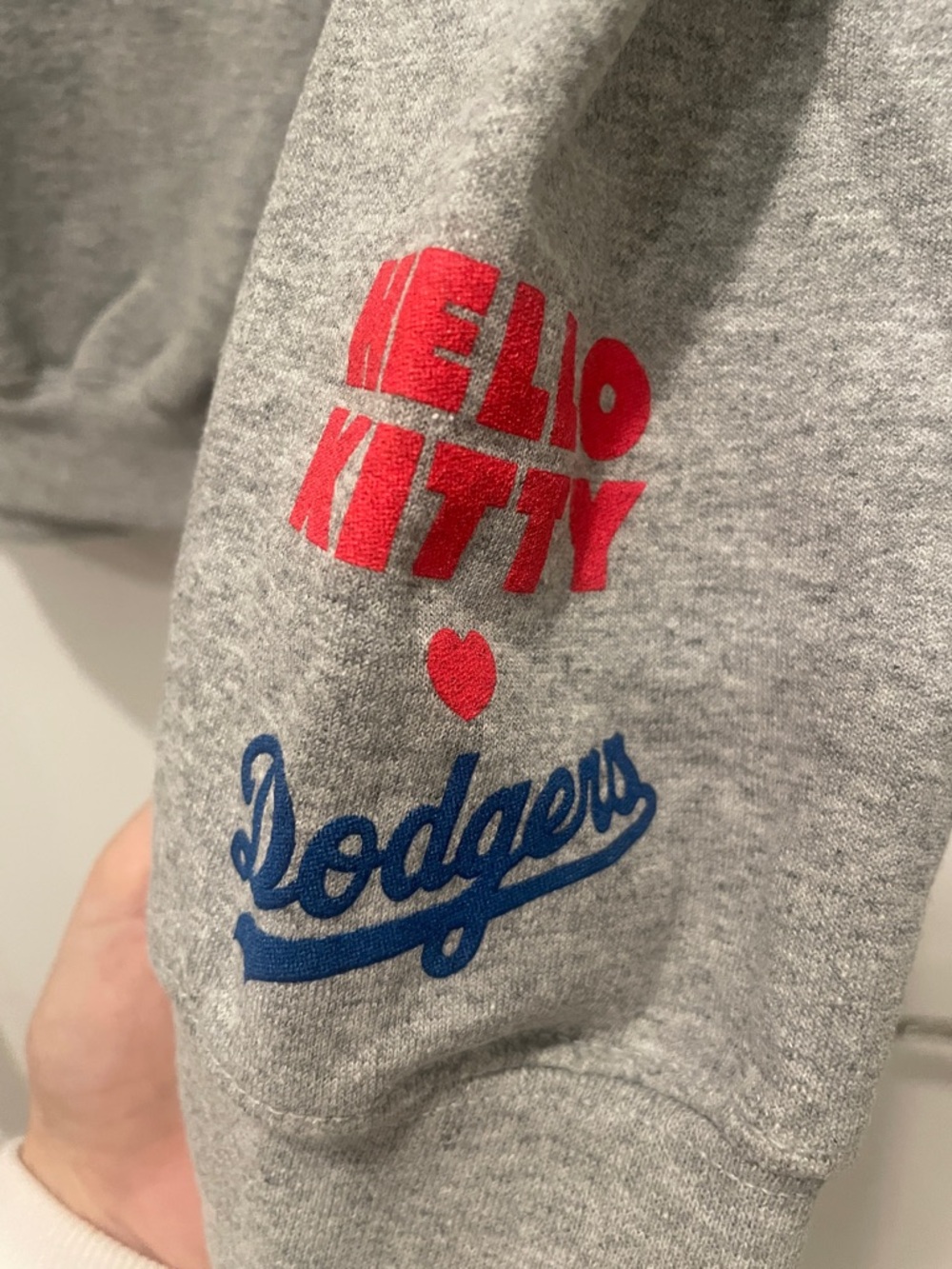 Hello Kitty Dodgers hoodie - new with tags - Picture 3 of 11